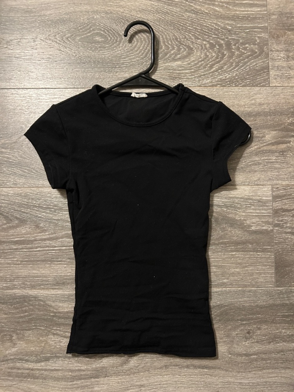 Garage Black Short-Sleeve Crewneck Tee